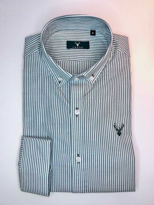 CAMISA OXFORD CIERVO RAYAS